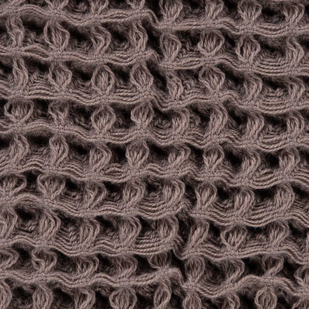 Плед жаккардовый Cleanelly Collection Кальдо, серо-коричневый