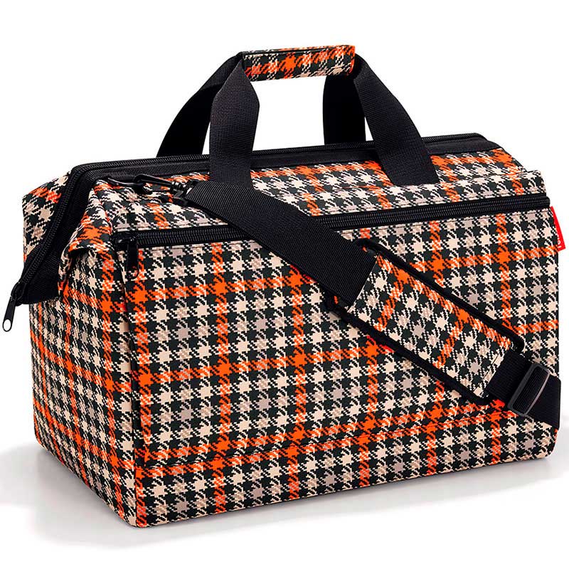 Сумка Allrounder L pocket glencheck red, Разноцветный