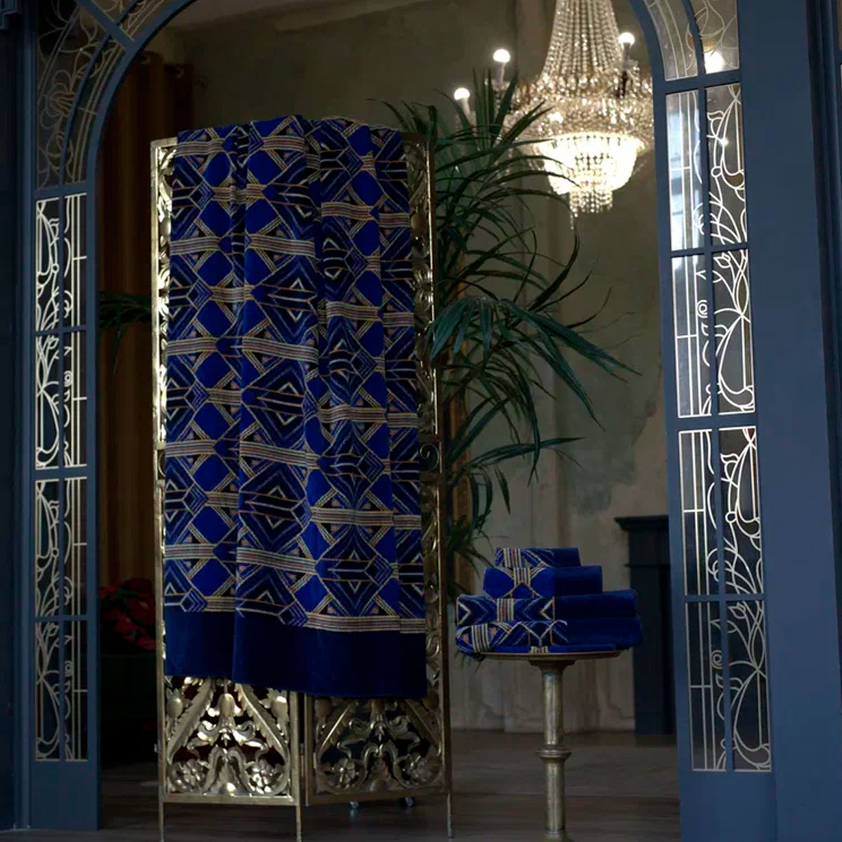 Полотенце Feiler Gatsby 37x50см, цвет темно-синий