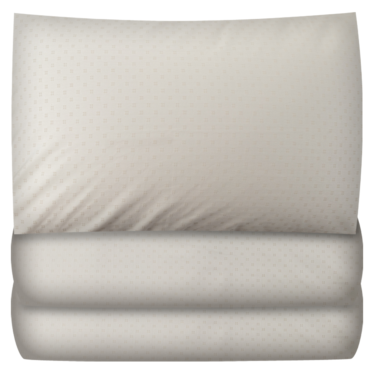 Комплект постельного белья евро Lameirinho Jacquard 5 предметов, белый