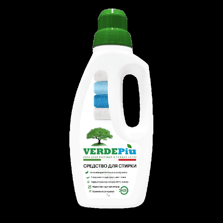 Средство для стирки VERDEPiu ЭКО 1л