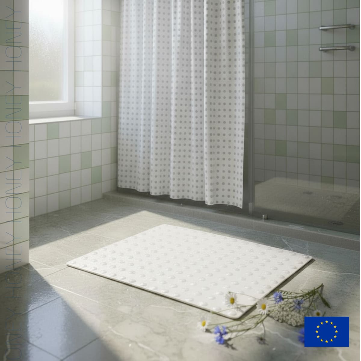 Антискользящий коврик Kleine Wolke Honey, 55x55см