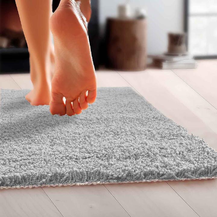 Коврик универсальный Shahintex Нанохлопок пепельный