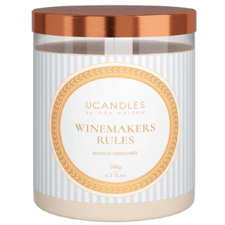 Свеча ароматическая Ucandles by Gor Maison Классическая Winemakers Rules