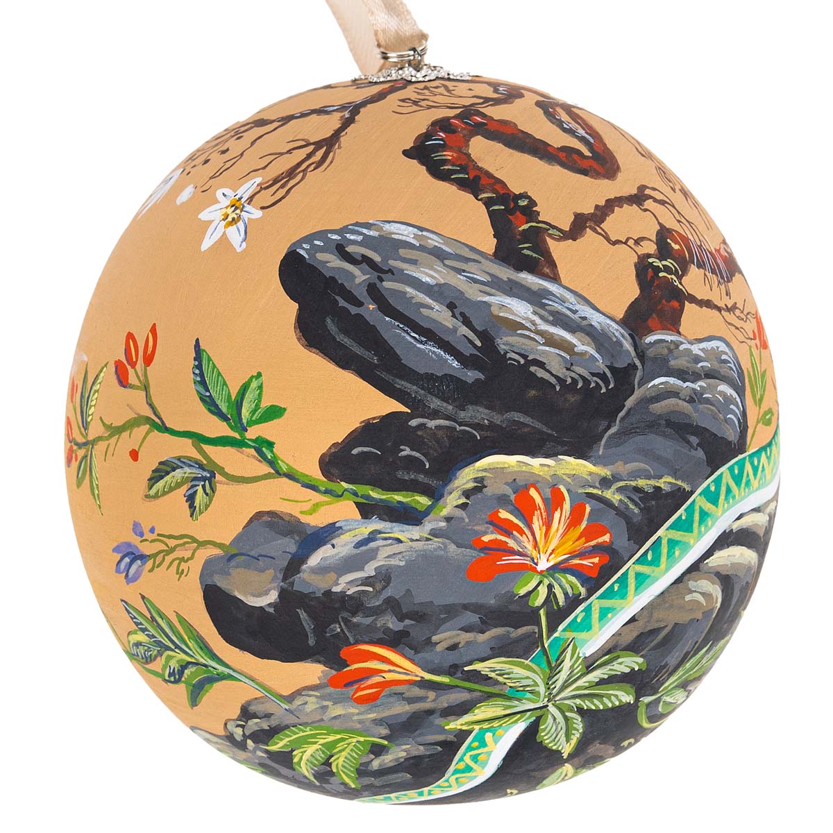 Шар Мануфактура подарков Змея желтый фон