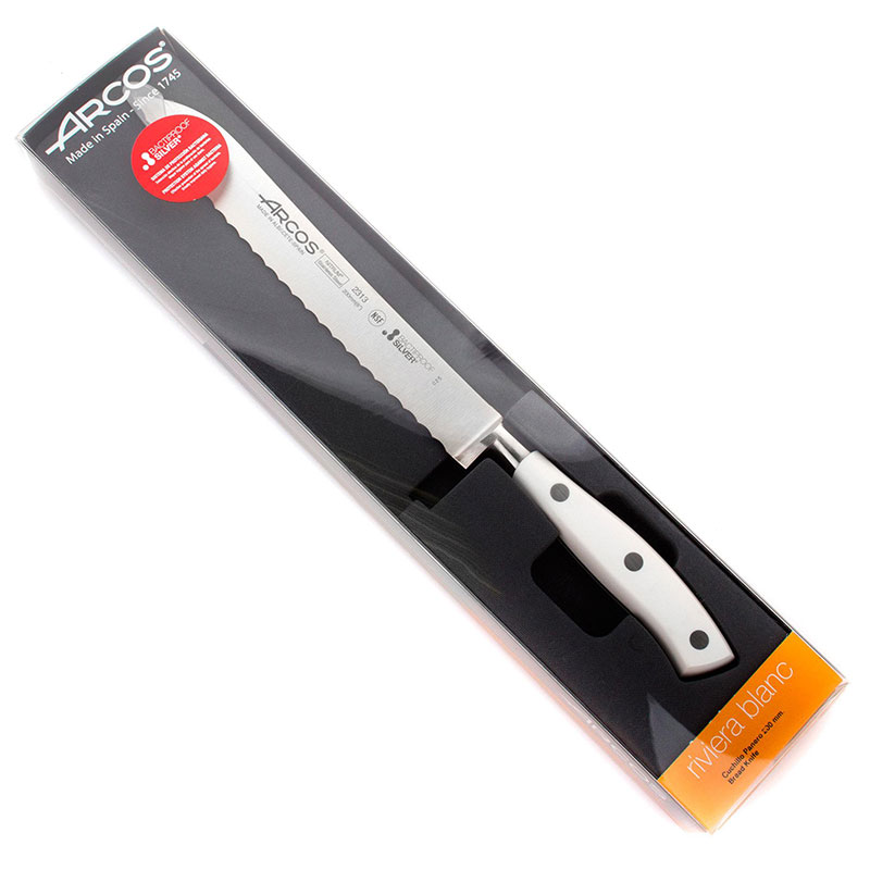 Нож для хлеба Arcos Riviera Blanca