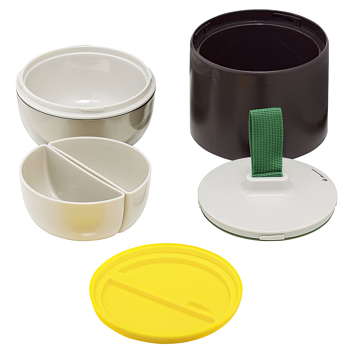 Ланч-бокс Smart Solutions Meals, сливовый с серым