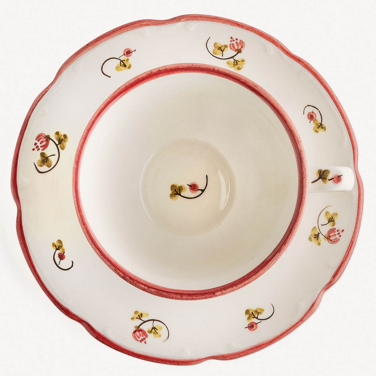 Чайная пара Дымов Керамика Шиповник