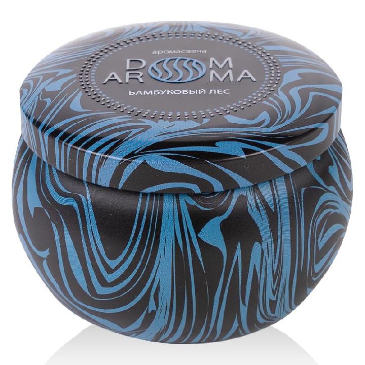 Свеча ароматическая Dom Aroma Пламя. Бамбуковый лес 125гр