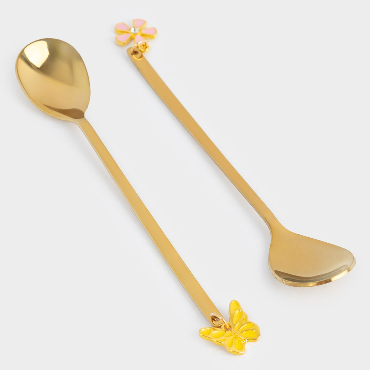 Набор ложек десертных Anna Lafarg Бабочки, 2шт