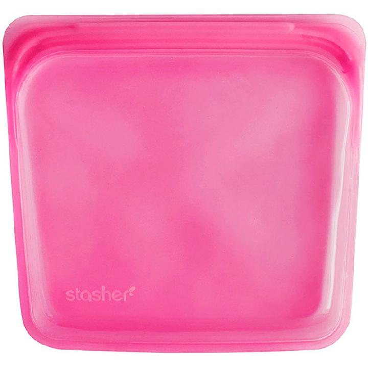Контейнер для хранения Stasher Sandwich, малиновый