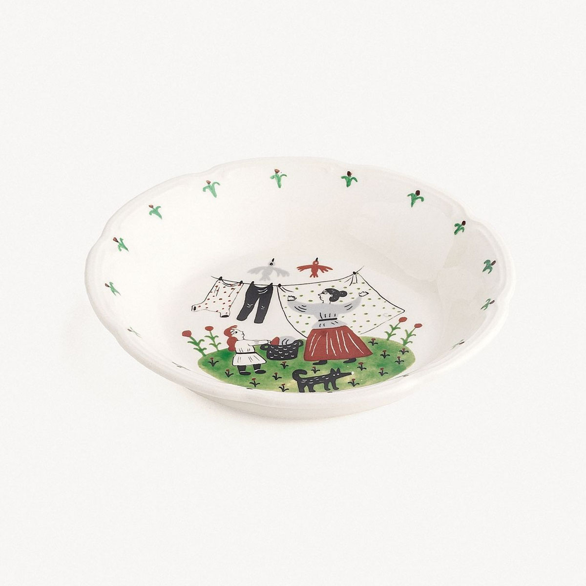 Розетка Дымов Керамика Огород Уткина Сушка белья