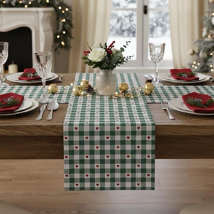 Дорожка на стол Andrea Fontebasso Textile Green Chalet