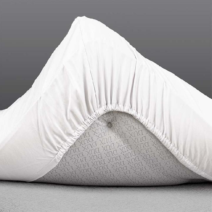 Простыня на резинке 2-спальная Gant Home Sateen 200x200см, цвет белый