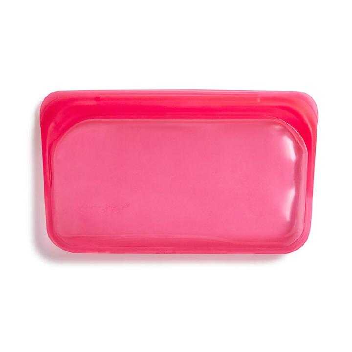 Контейнер для хранения Stasher Snack, малиновый