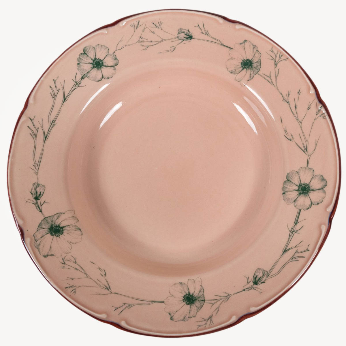 Тарелка суповая Дымов Керамика Космея день 12.00