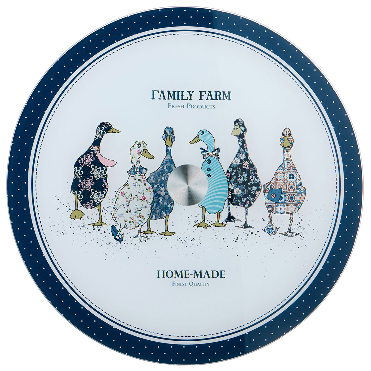 Тортовница вращающаяся Agness Family farm Гуси