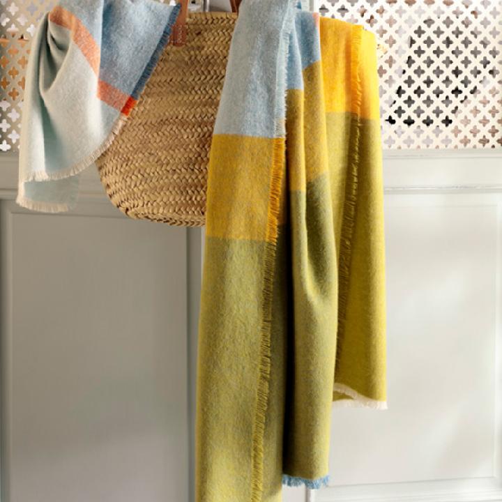 Плед Biederlack Fresh Horizon Great Blue 130x170см