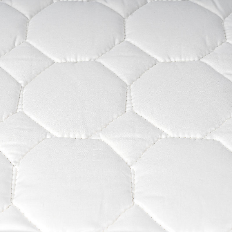 Наматрасник 2-спальный стеганый Johann Hefel Pure Cotton 180x220см, цвет белый