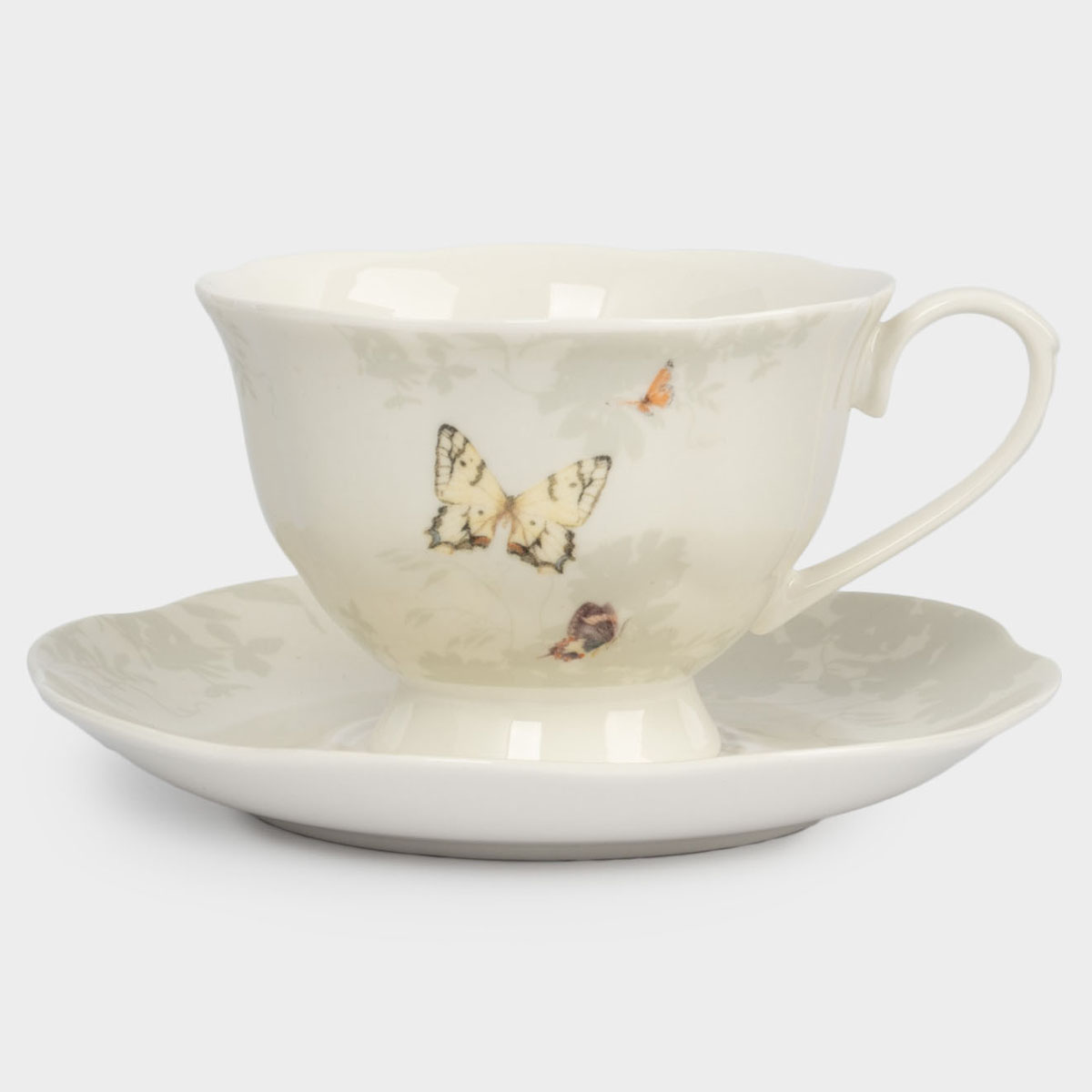 Набор пар чайных Anna Lafarg Бабочки, 2шт