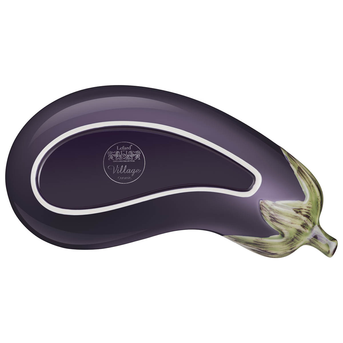 Блюдо сервировочное Lefard Баклажан 24х12х3,5см
