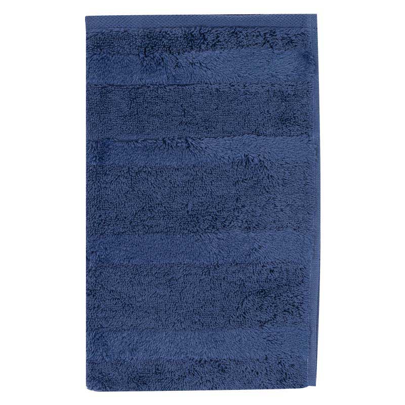 Полотенце махровое Cawo Noblesse 30x50см, цвет темно-синий