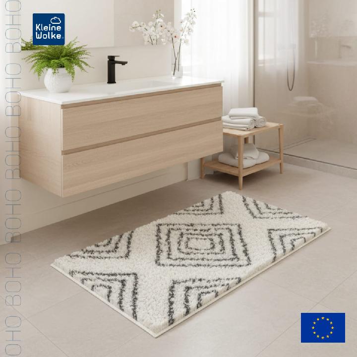 Коврик для ванной комнаты Kleine Wolke Boho Nature 70x120см