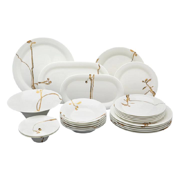 Сервиз столовый Императорский фарфоровый завод Лидия 24 предмета на 6 персон