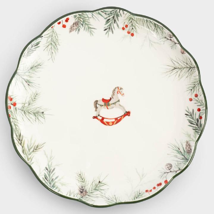 Тарелка обеденная Anna Lafarg Чудесное Время Лошадка