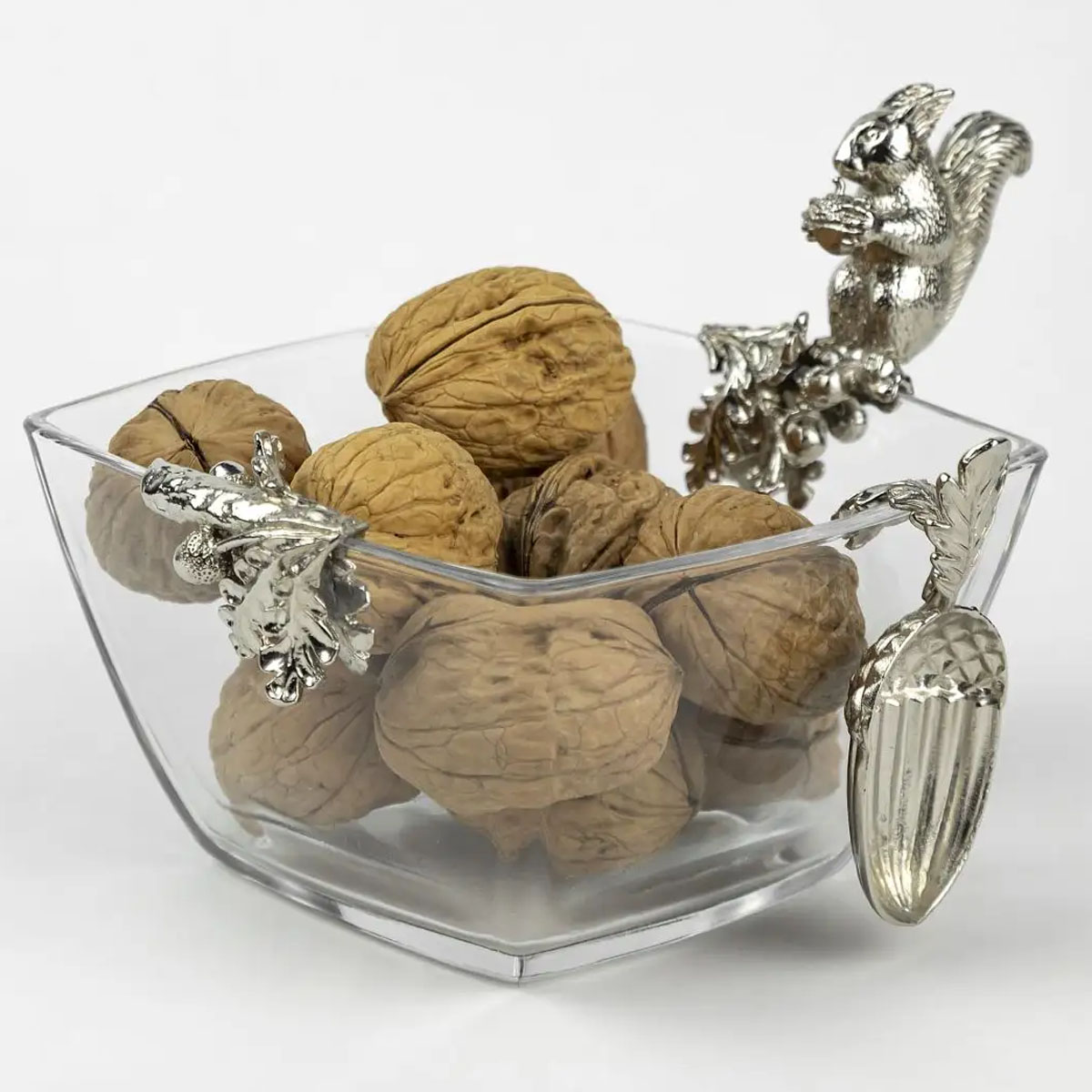 Набор для орехов Кольчугинский Мельхиор Летний сад никель