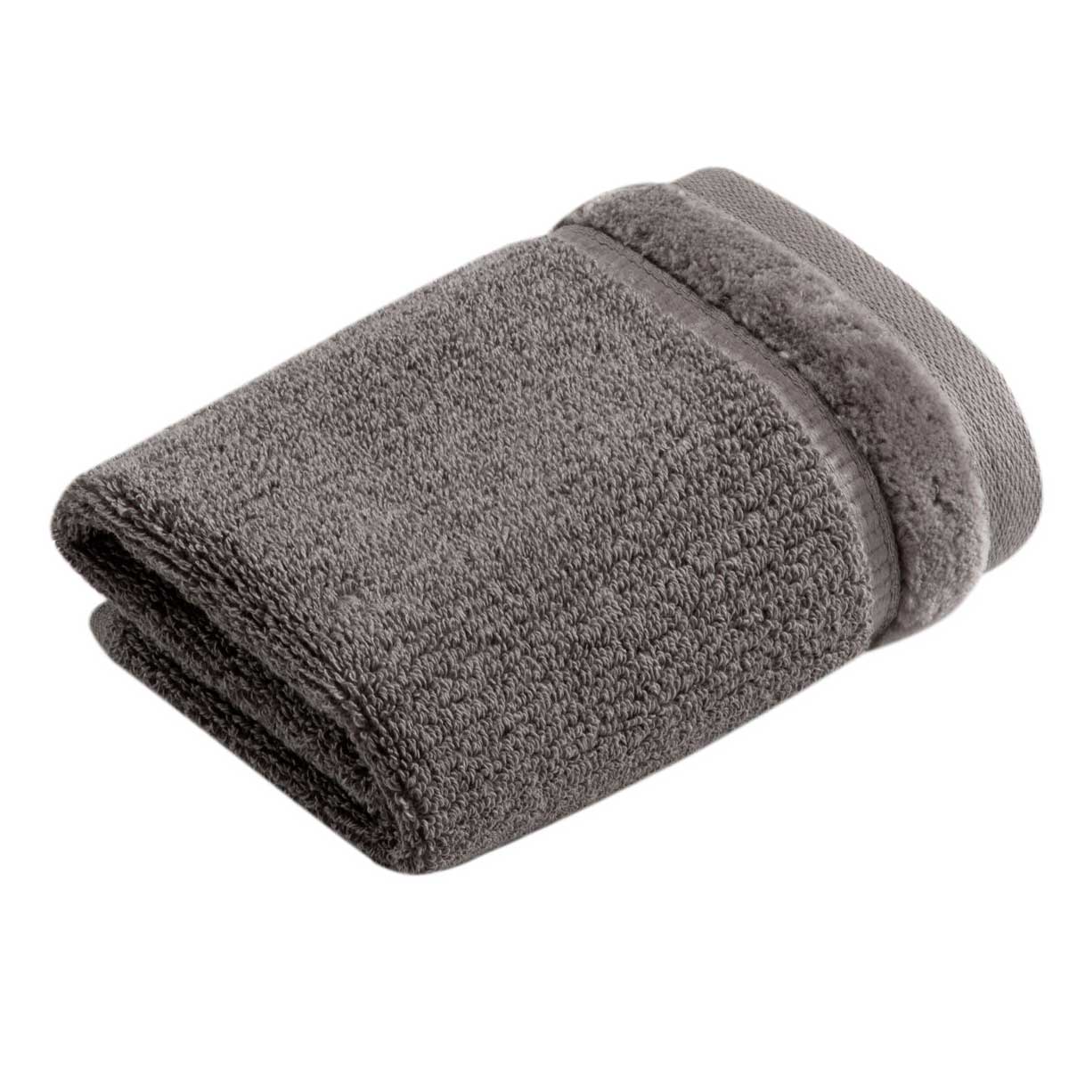 Полотенце махровое Vossen Pure 30x30см, цвет темно-серый