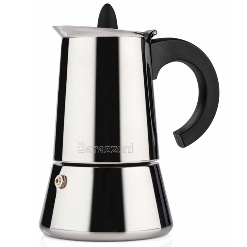 Кофеварка на 6 чашек Barazzoni Inox, цвет серебряный