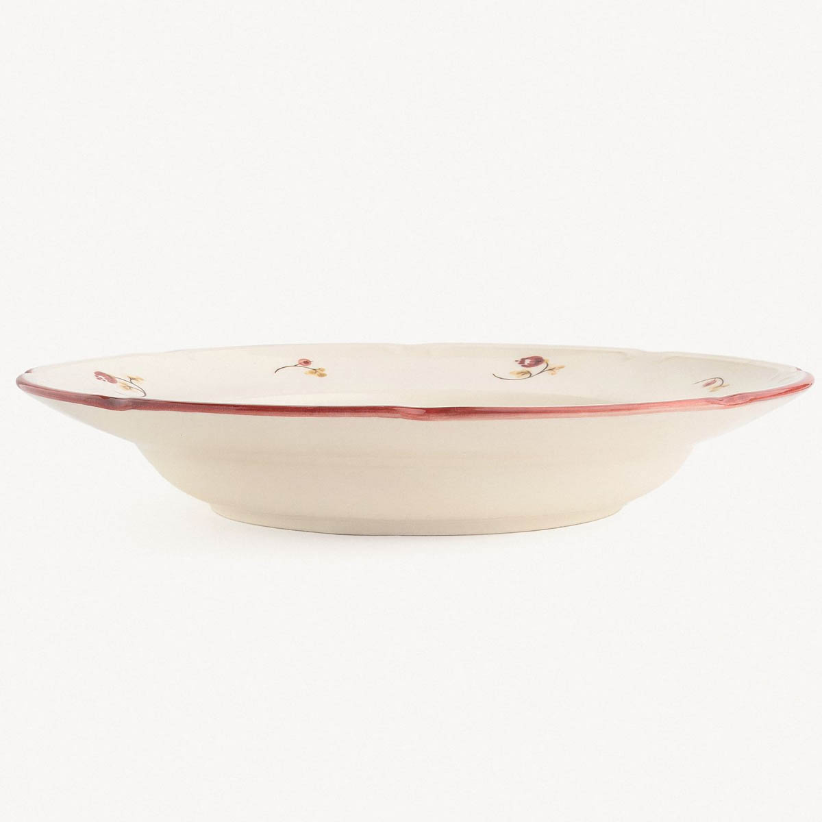 Тарелка суповая Дымов Керамика Шиповник 25см