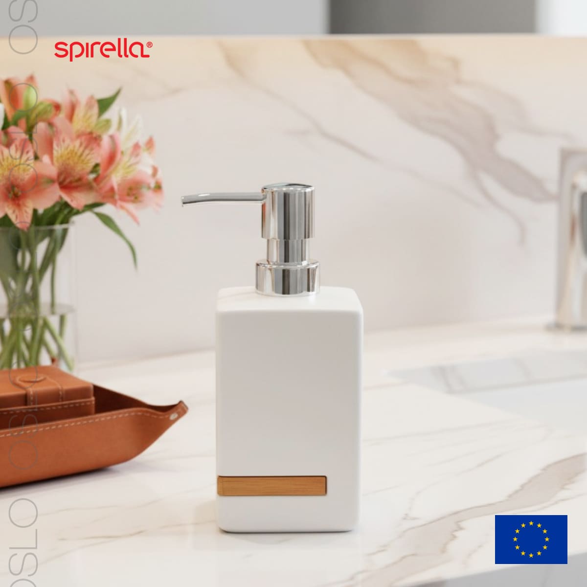 Дозатор для жидкого мыла Spirella Oslo, белый