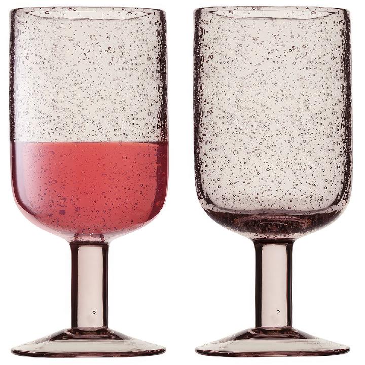Набор бокалов для вина Liberty Jones Flowi 2шт, цвет розовый