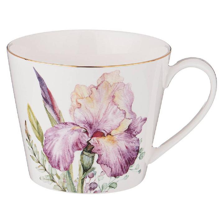 Кружка 450мл Lefard Ирисы