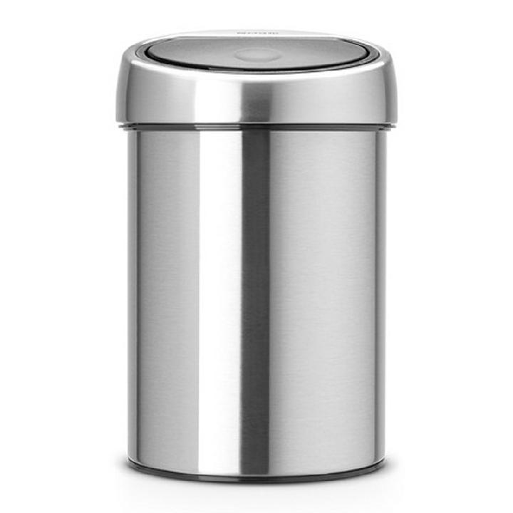 Ведро для мусора Brabantia Touch Bin 3л, цвет серый