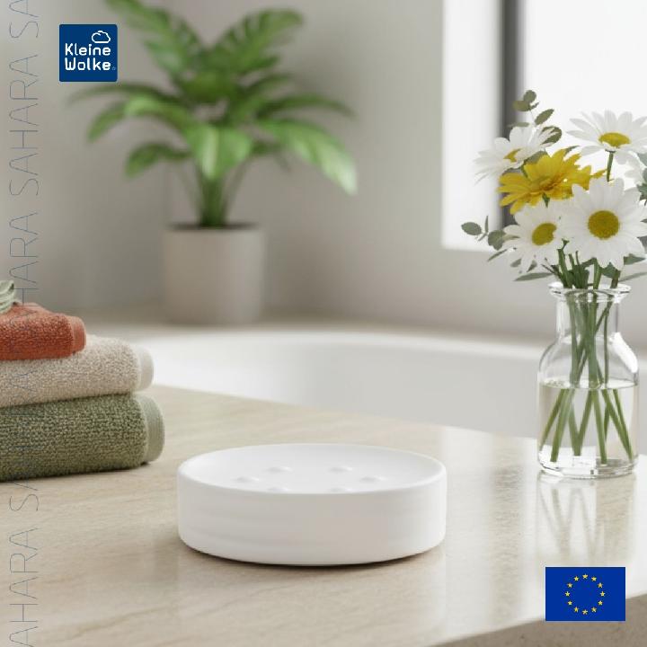 Мыльница Kleine Wolke Sahara, цвет белый