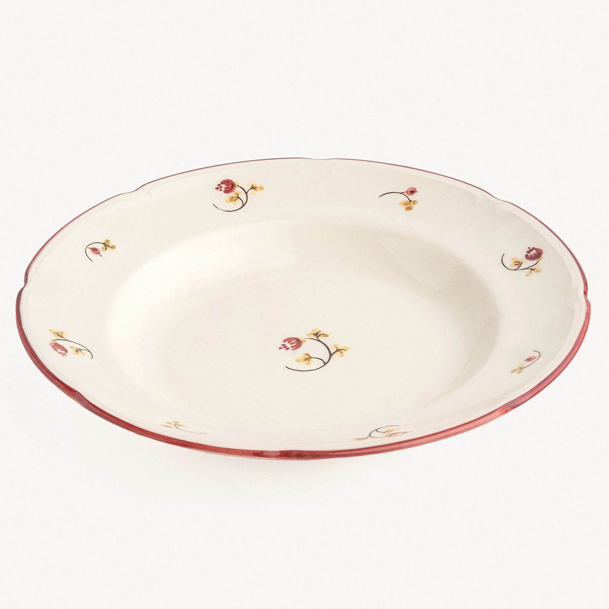 Тарелка суповая Дымов Керамика Шиповник 25см