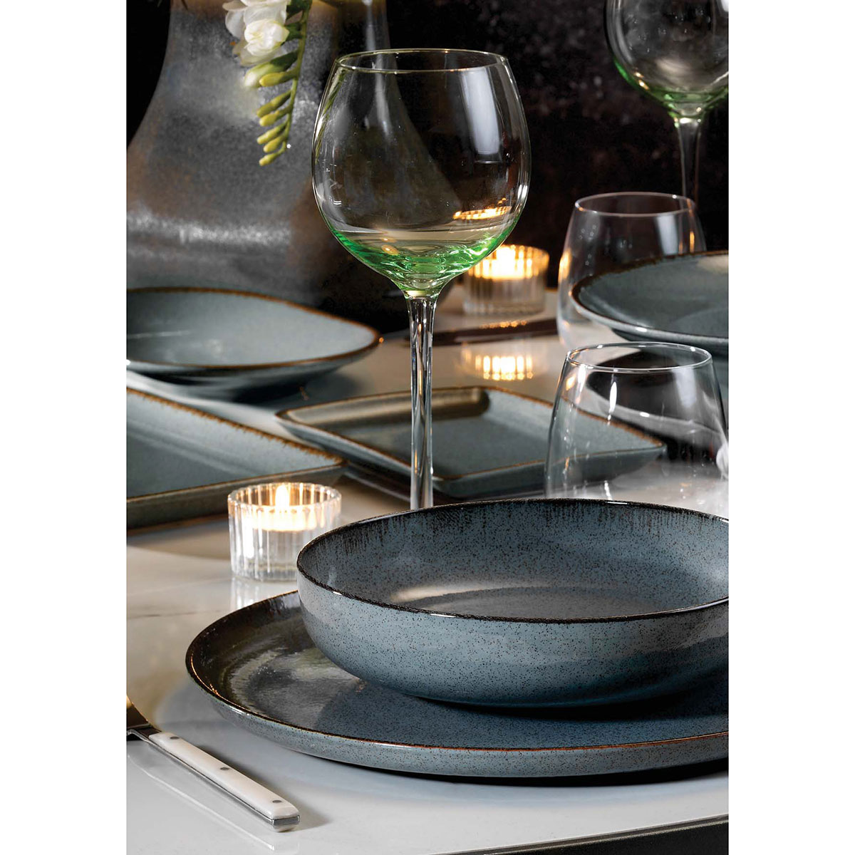 Тарелка закусочная Kutahya Pearl Mood, зеленый