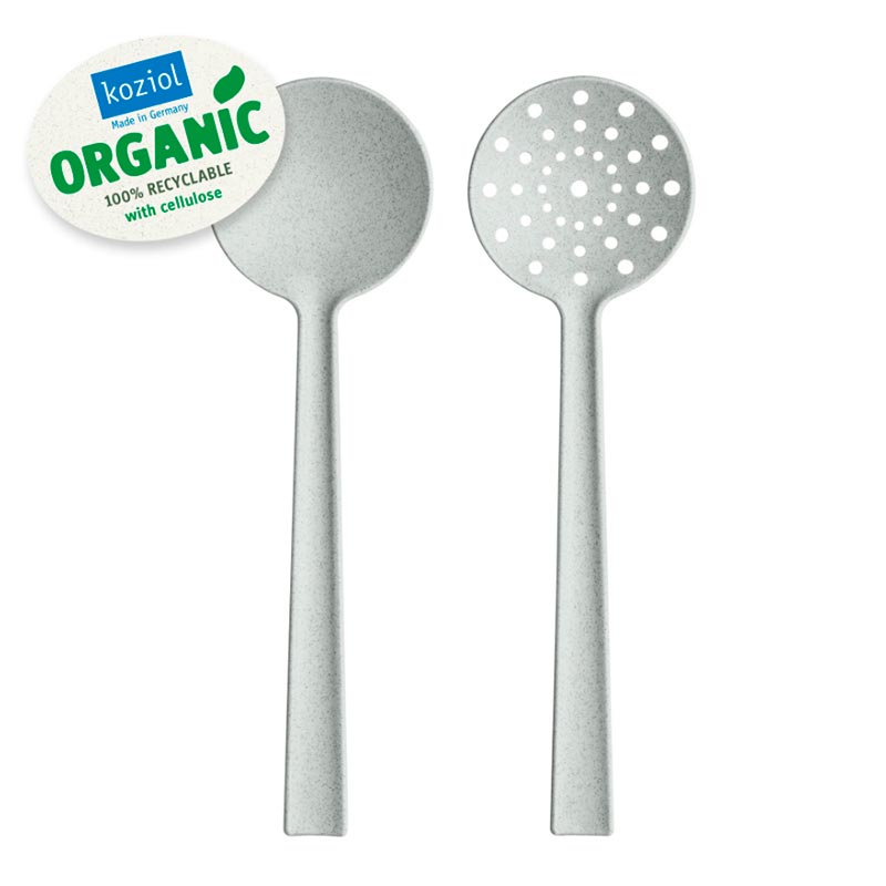 

Приборы для салата 26см Koziol Palsby Organic, цвет серый