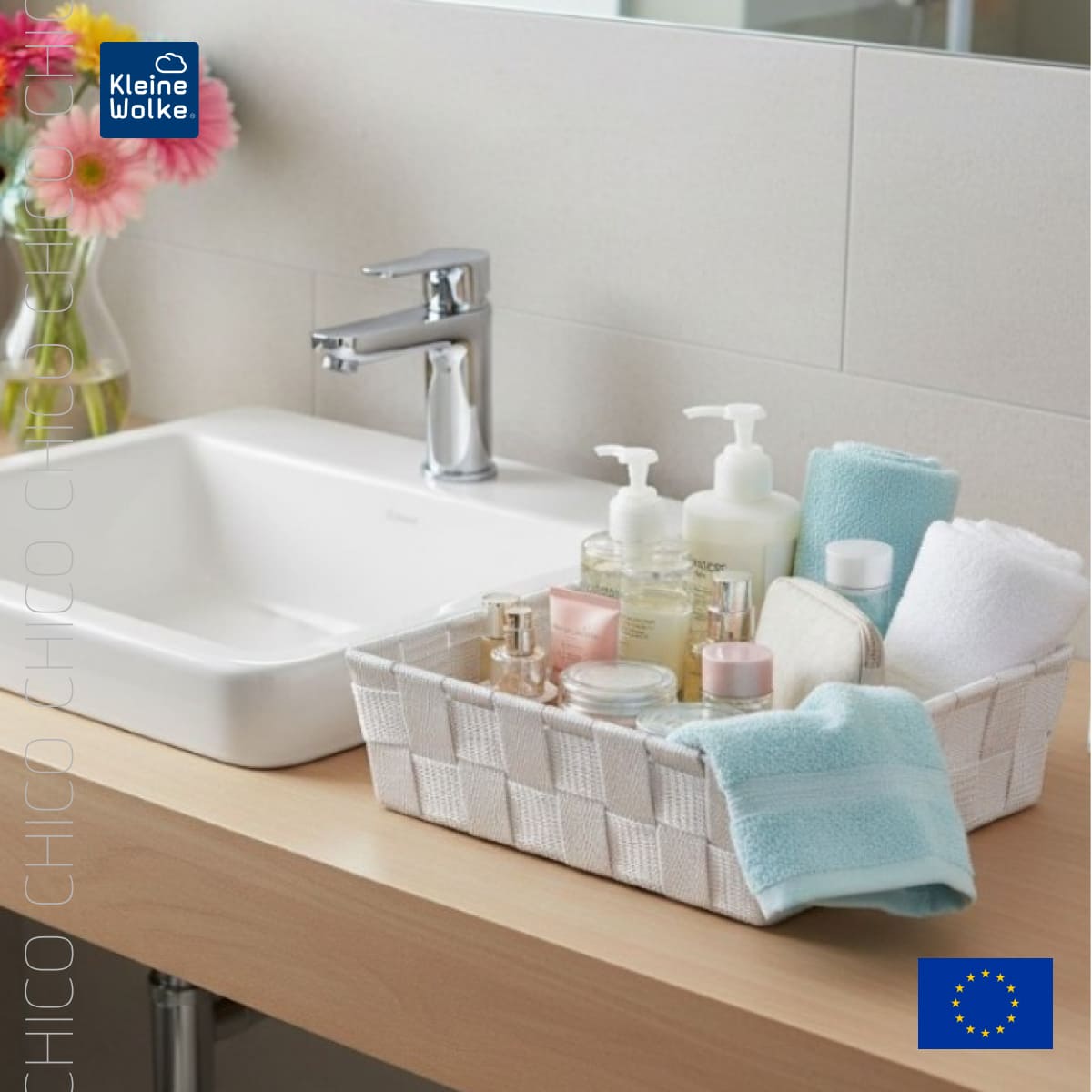 Корзина для хранения Kleine Wolke Chico 24x9x18,5см