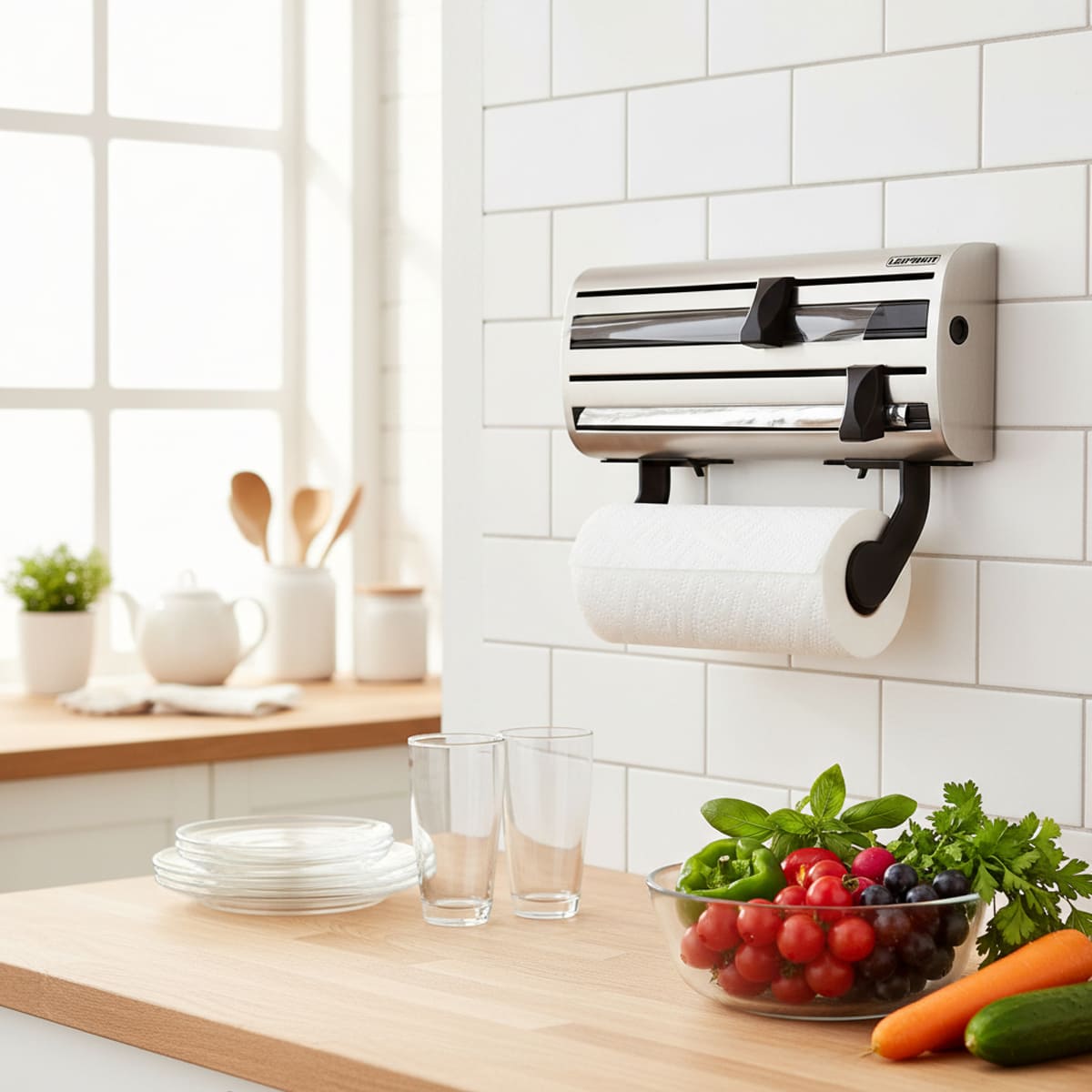 Рулонодержатель настенный Leifheit Parat Royal