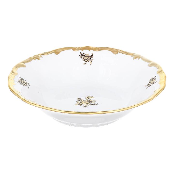 Набор салатников 16см Weimar Porzellan Роза Золотая 3шт