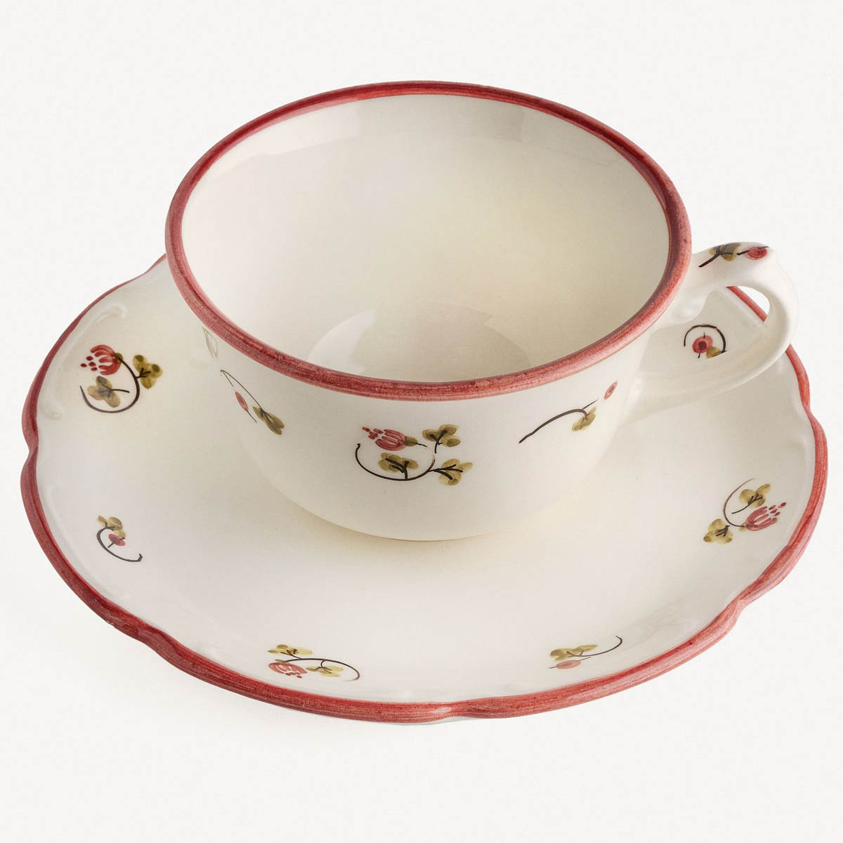 Чайная пара Дымов Керамика Шиповник