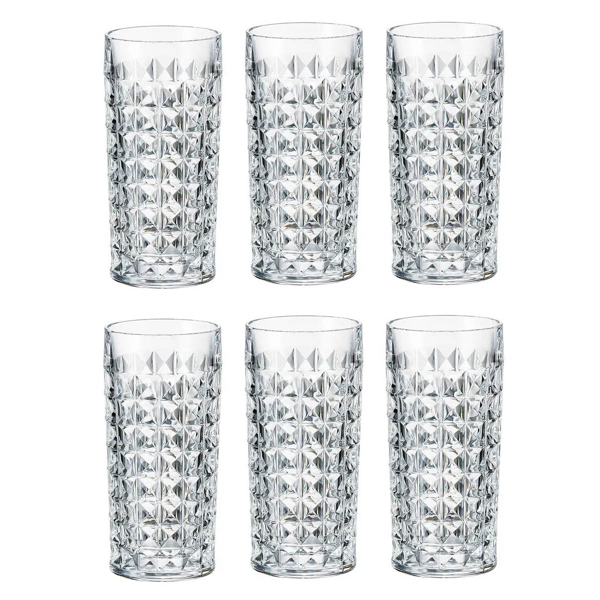 Набор стаканов высоких Giftware Diamond 260мл, 6шт