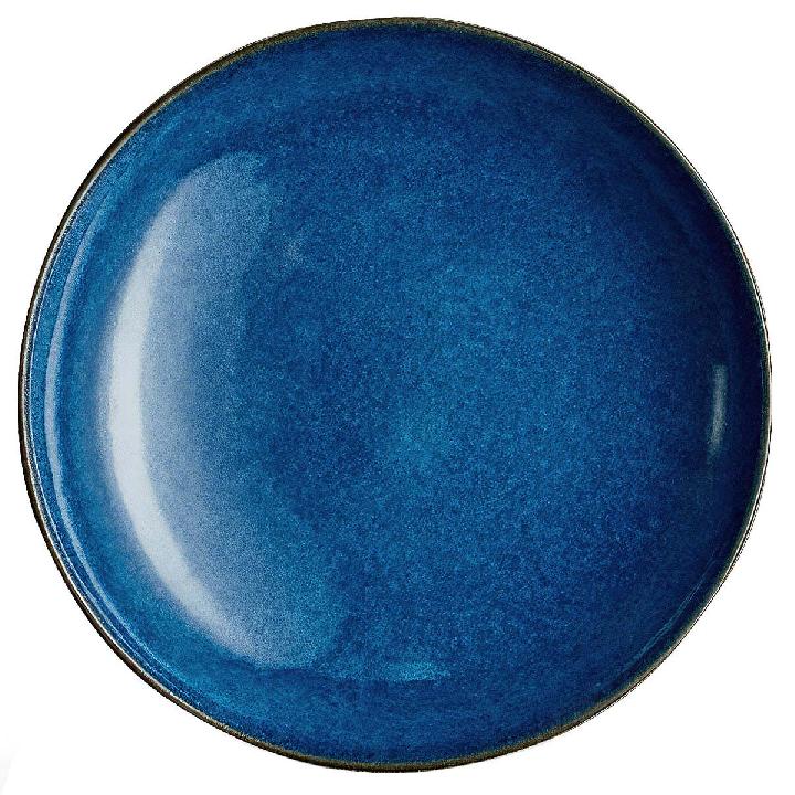 Тарелка оригинальная глубокая Kenai Ceramics Azores Fogu