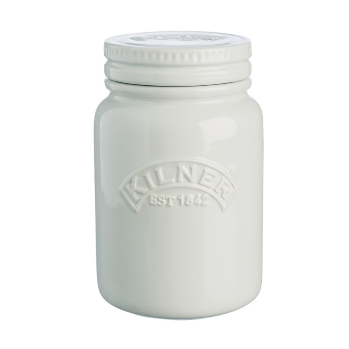 

Банка керамическая Kilner Push Top 600 мл, цвет белый