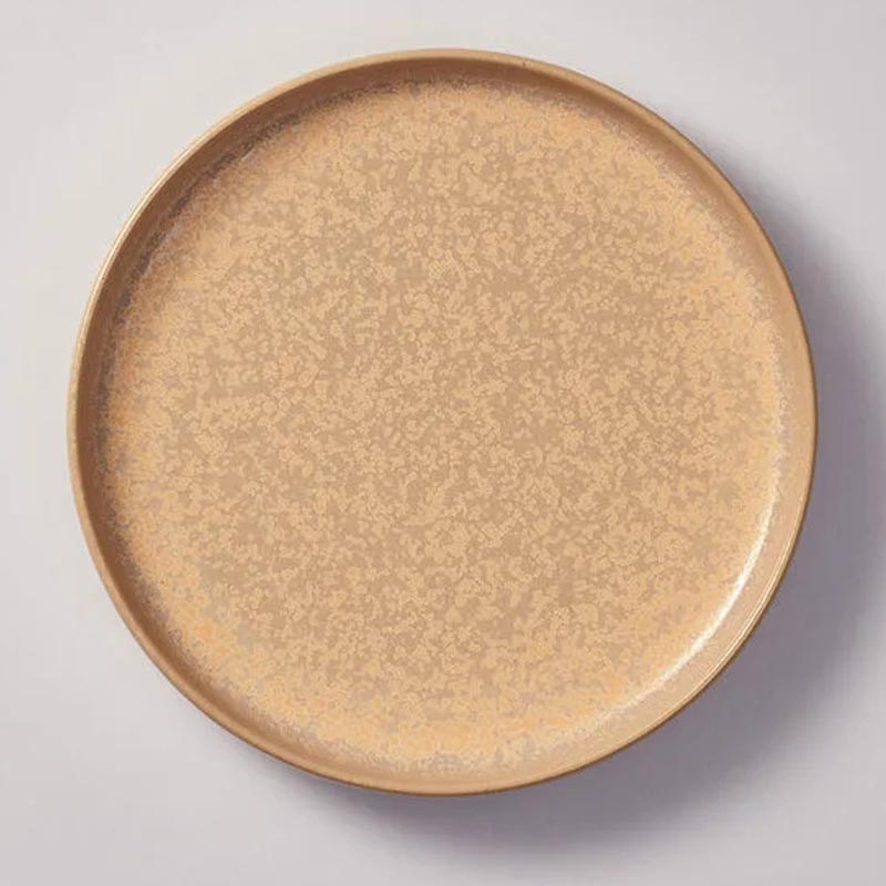 Тарелка плоская 17см Kenai Ceramics Luma, цвет персиковый