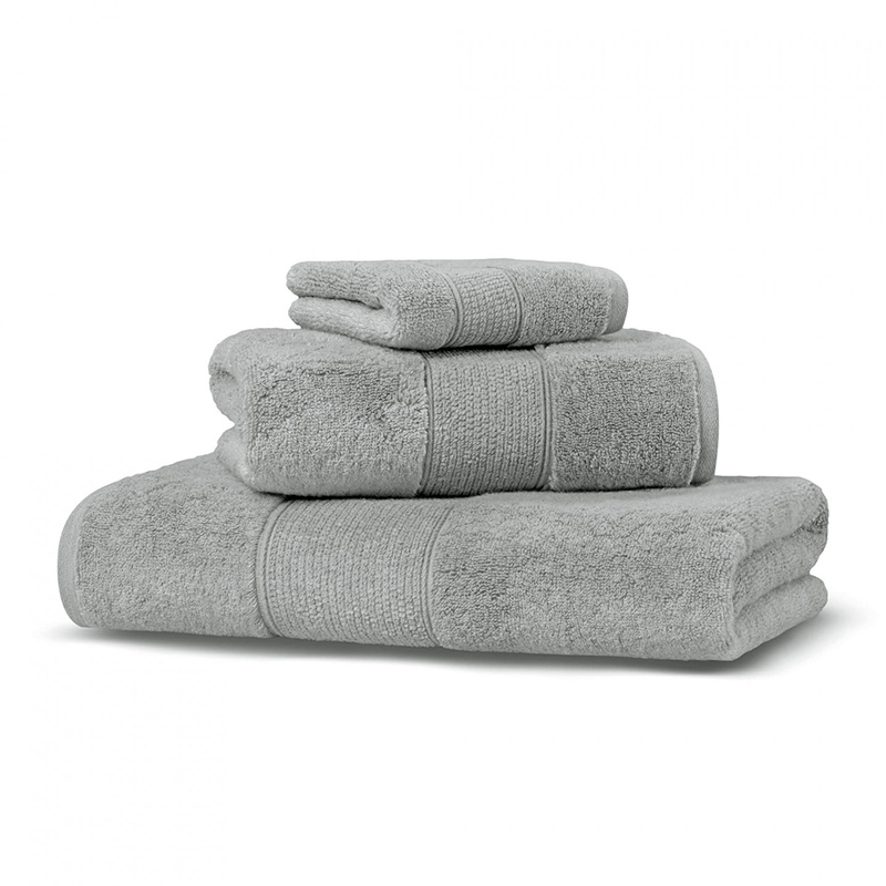 Полотенце махровое Hamam Ash 50x100см, цвет светло-серый